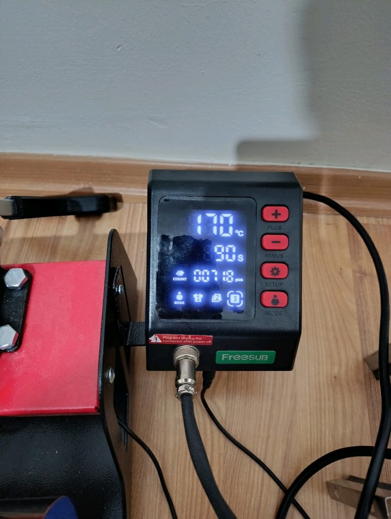 Süblimasyon Baskı Presi (Freesub 8100) tshirt kupa Epson L3250 yazıcı - 3