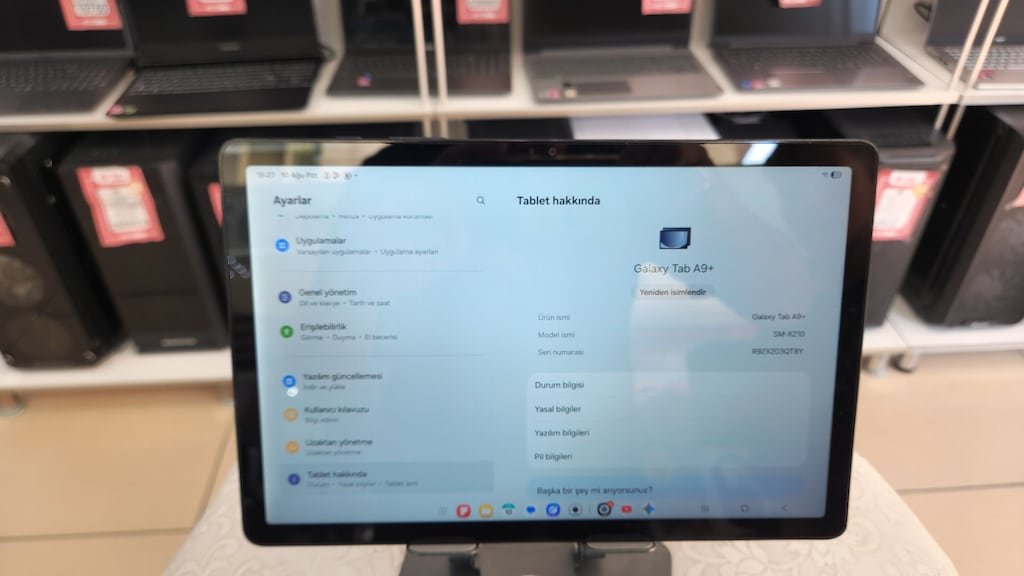 ABT BİLİŞİM – Samsung tab a9+ SM X210 64 gb hafıza 4 gb ram tablet - 5
