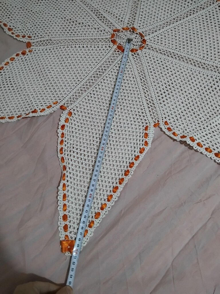 el emeği masa/fiskos örtüsü yıldız model - 7