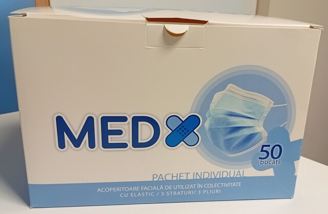 MEDX Marka 3 Katlı Cerahi Maske | Kutulu | Hazır Stok | 142.500 Adet