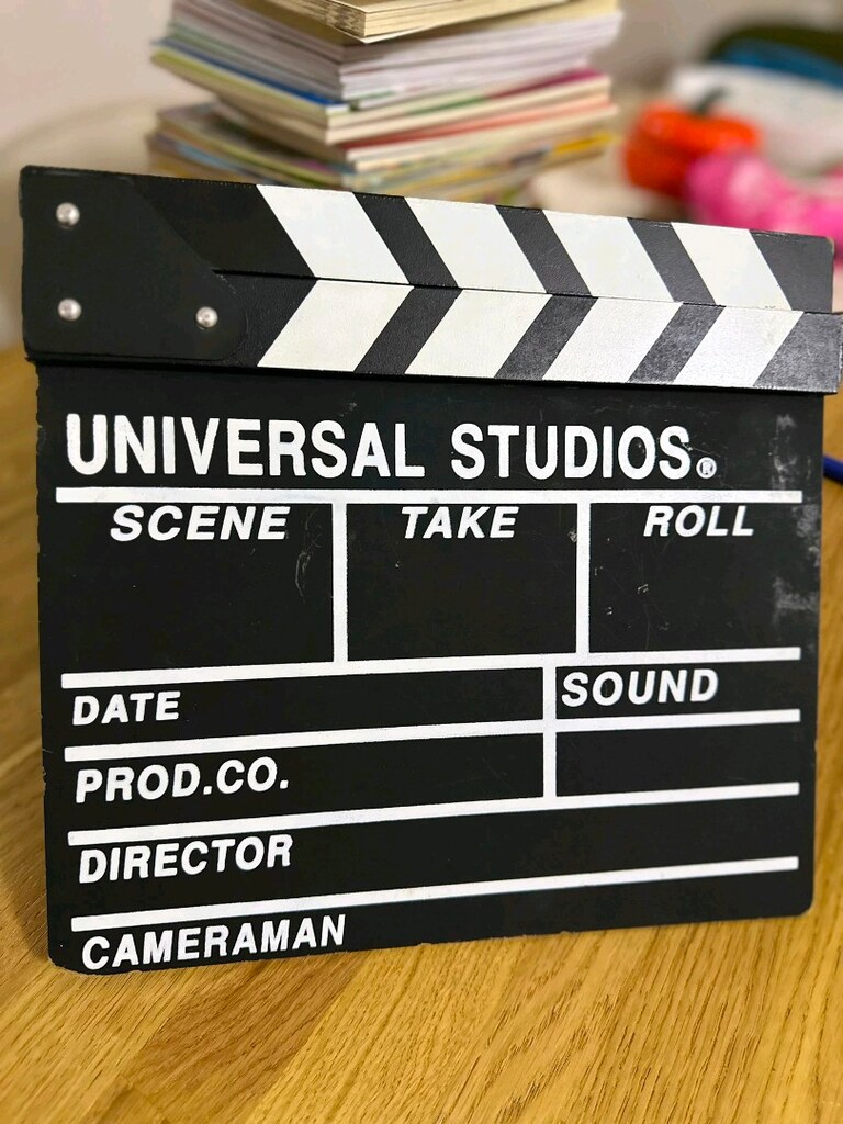 Dekoratif Sinema Film Klaket – Ahşap - 2