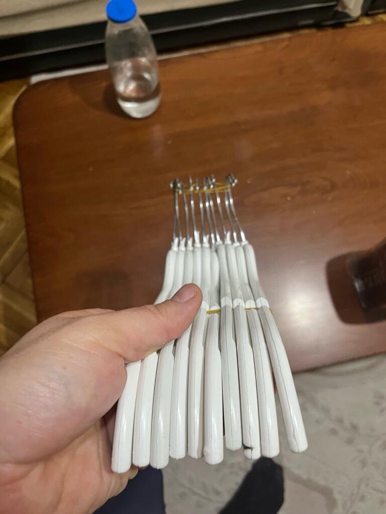 askı plastik 10 adet - 2