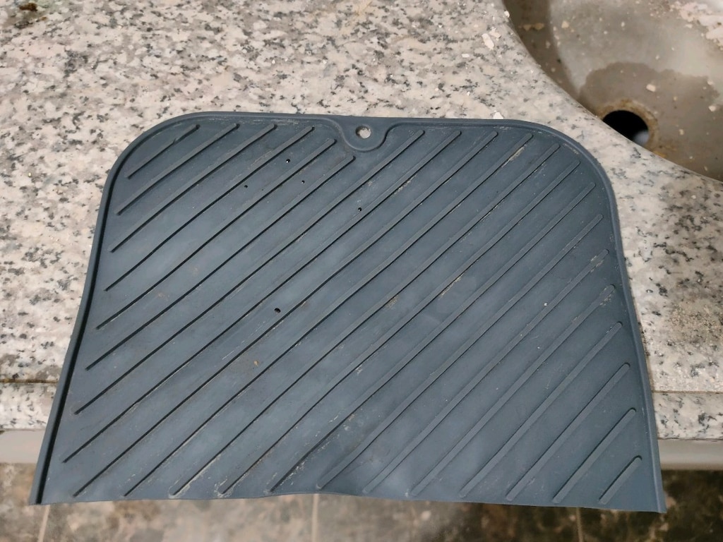 Gri Silikon Mutfak Bulaşık Matı - 2