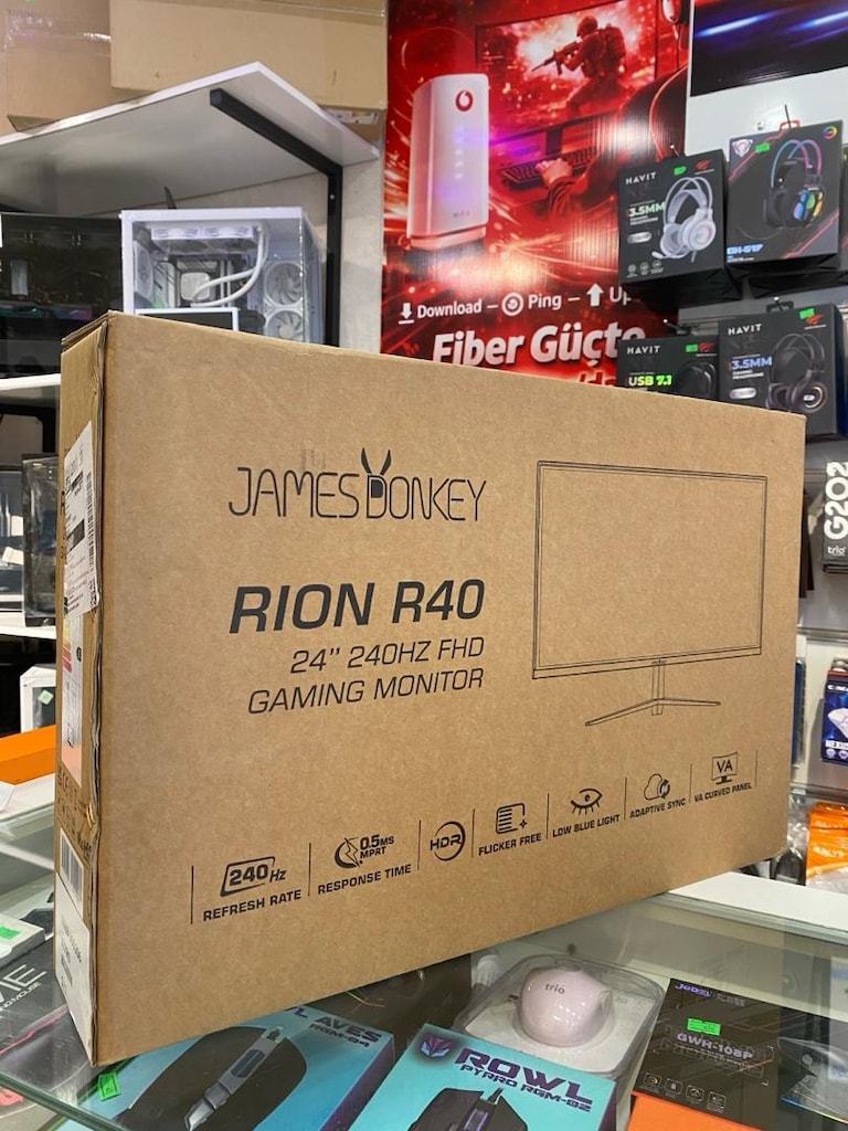 NİTRO BİLİŞİM’DEN JAMES DONKEY RION R40 24” 240 HZ GAMING MONİTÖR! - 2