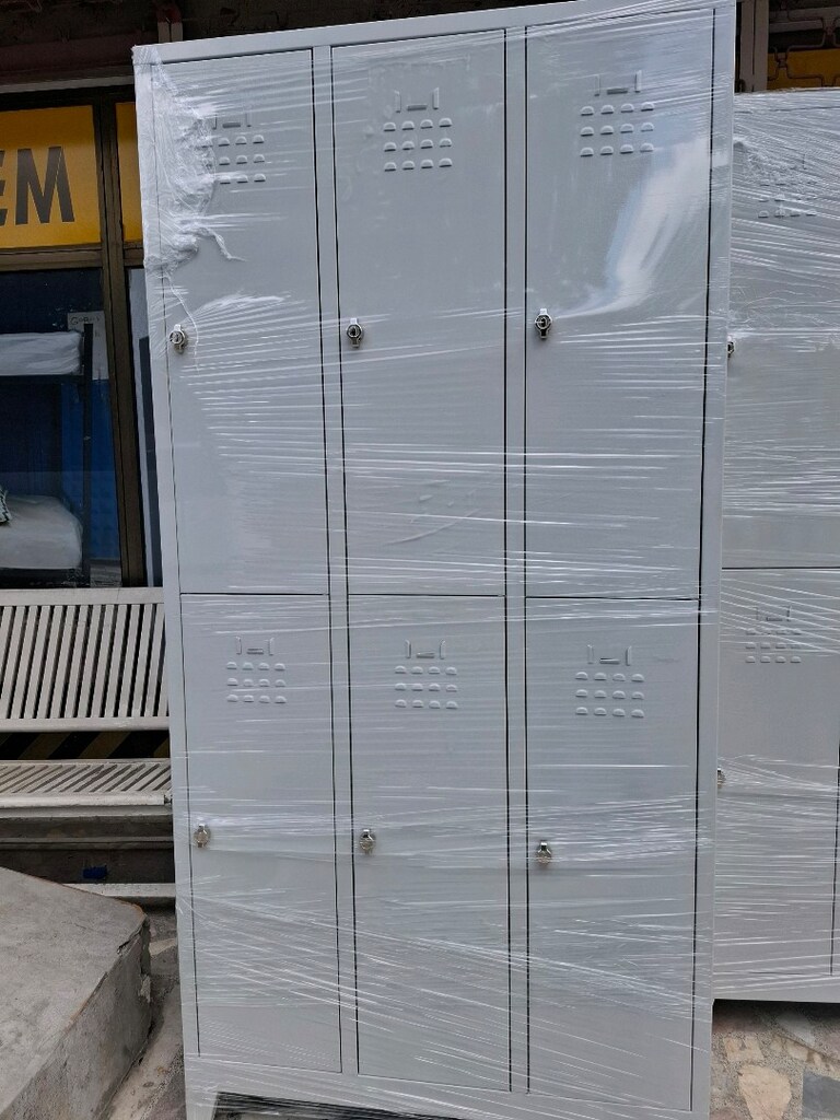 6 KAPILI METAL PERSONEL SOYUNMA DOLABI UCRETSİZ TESLİMAT - 3