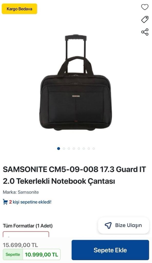 Samsonite valiz - 6
