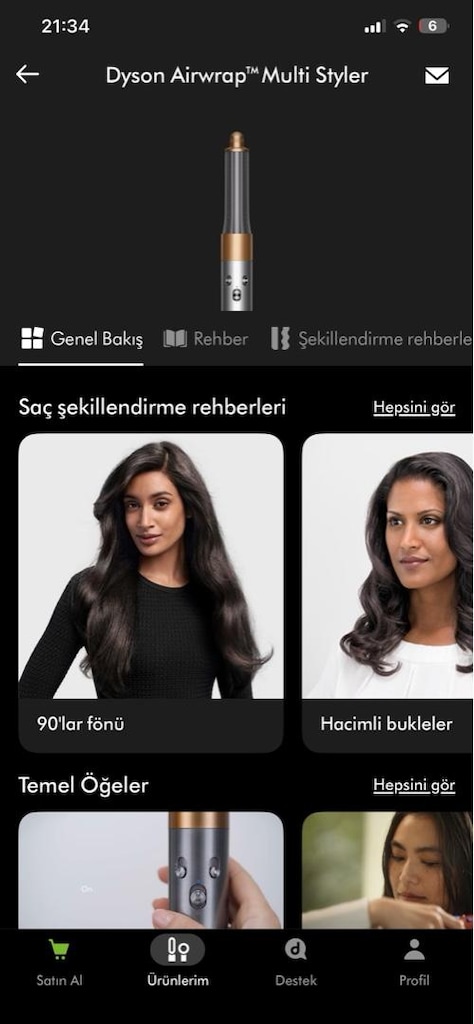 DYSON-AİRWRAP-COMPLE LONG 6 BAŞLIKLI MyDyson AKTİF - 8