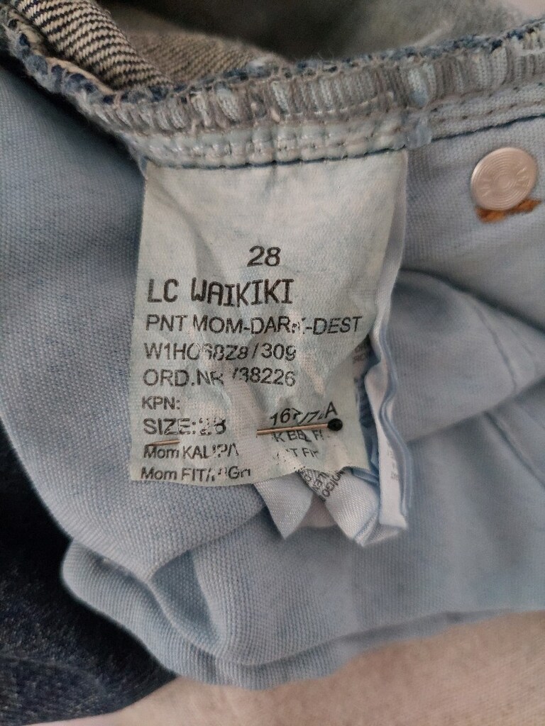 LCW MOM fit yırtık detay yüksek bel Kadın Jean pantolon - 9