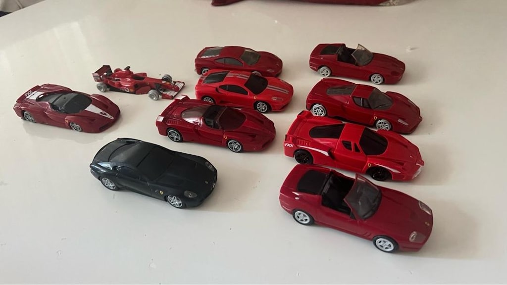 10 adet shell benziliğin verdiği ferrari seti - 4