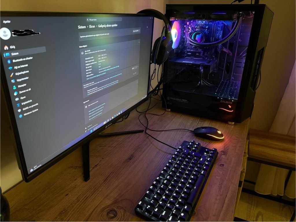 SAHİBİNDEN FULL SET OYUNCU BİLGİSAYARI -RTX 4060Tİ & R5 7500F AM5 - 2