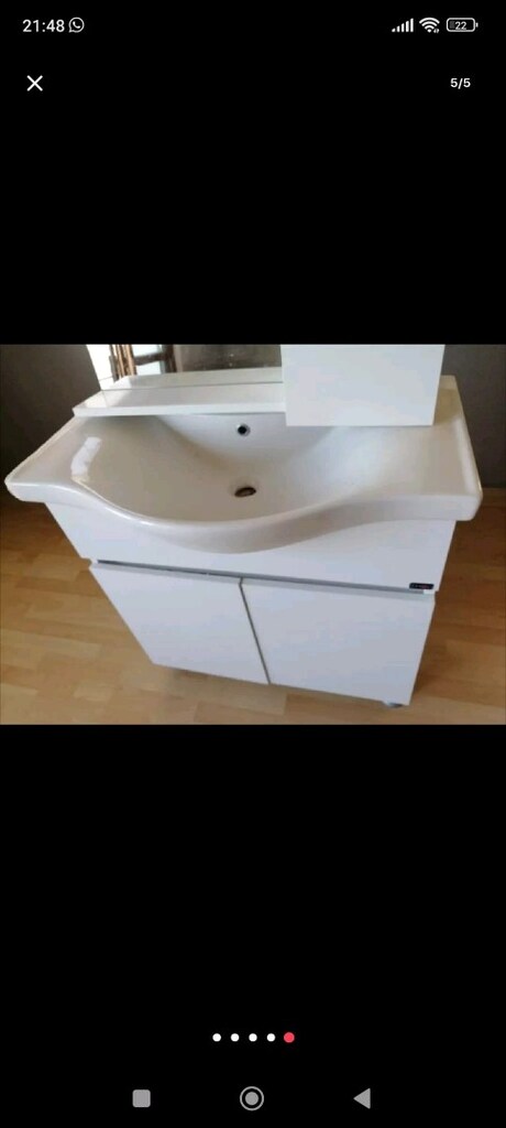Aynalı Banyo Dolabı, Lavabo ve Alt Dolabı - 2