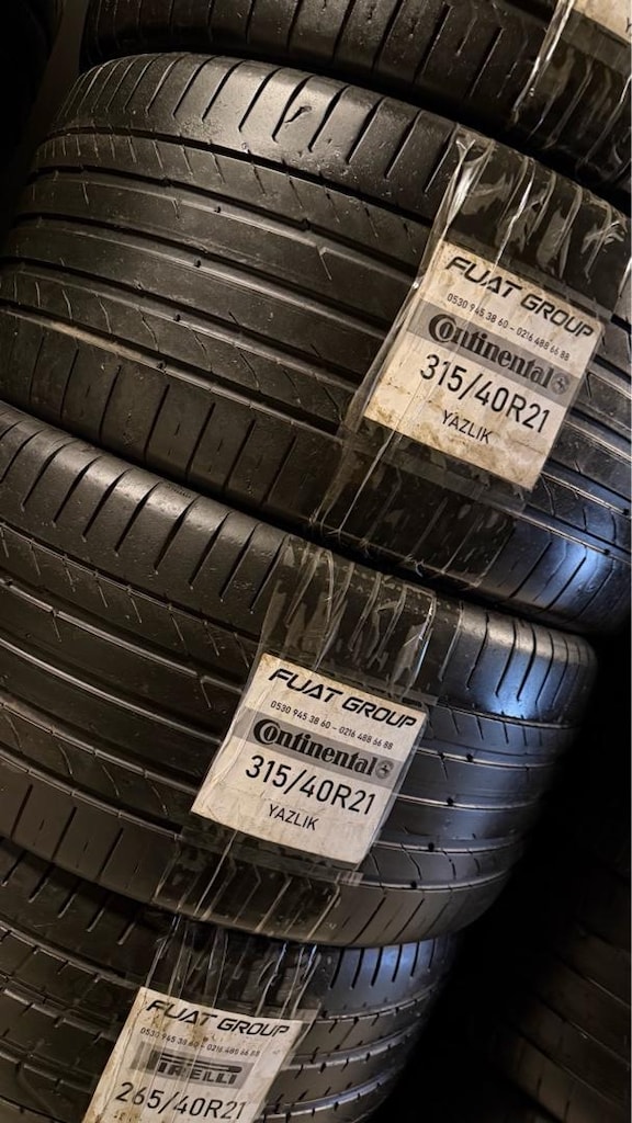 315 40 21 - 275 45 21 CONTİNENTAL ÖN ARKA SET SIFIRDAN FARKSIZ - 3