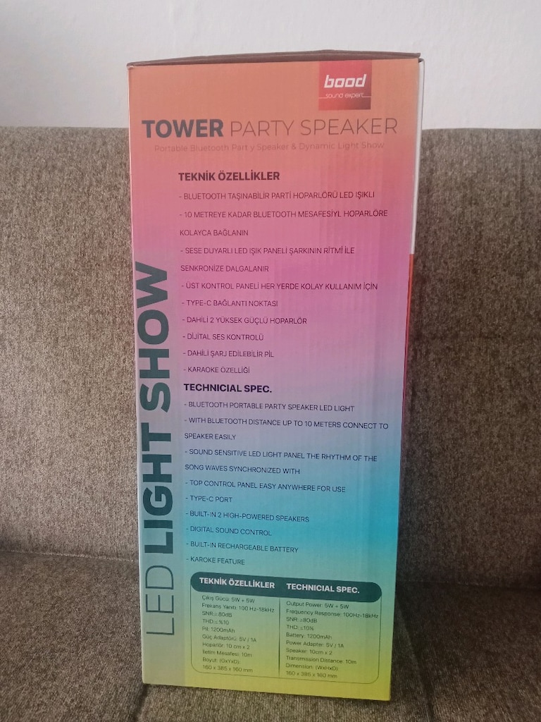 Bood Kule Parti Hoparlör - 2