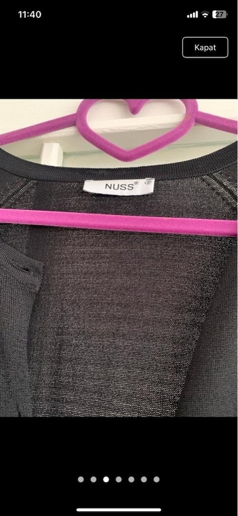 Nuss marka merserize hırka - 3