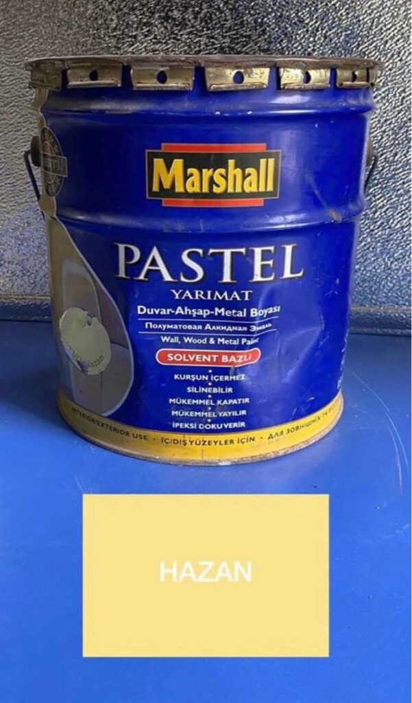 20 KG MARSHALL YAĞLI BOYA SARI VE TEN RENGİ - 2