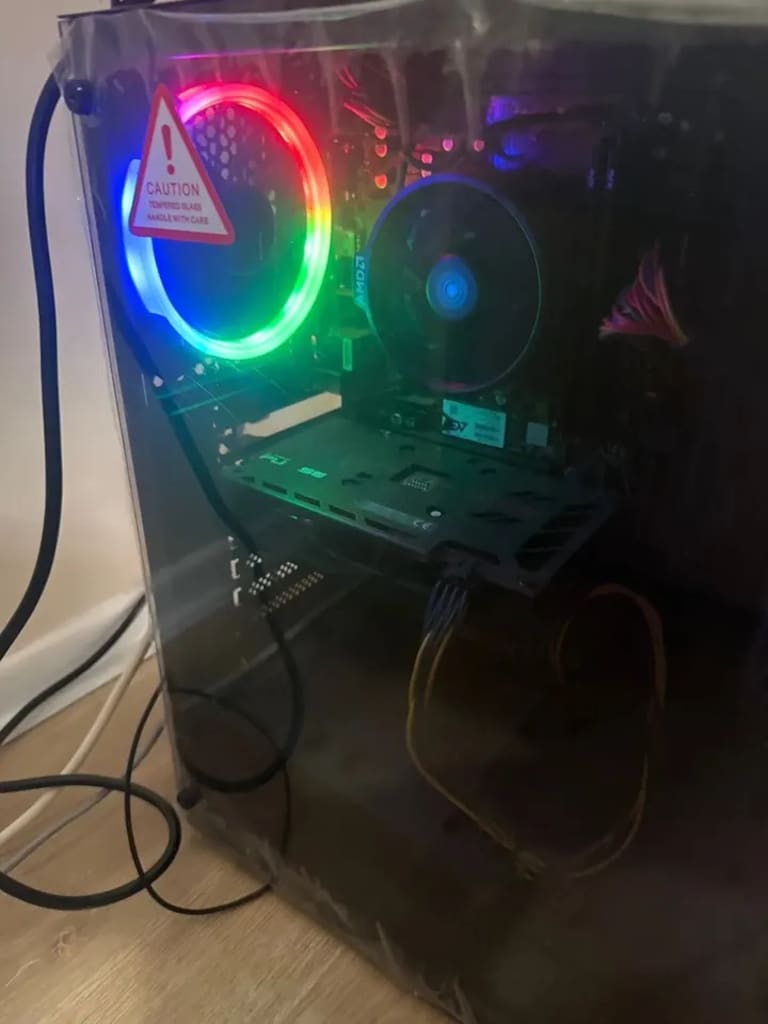 Full Set Oyuncu Bilgisayarı | Ryzen 5 5500 + RX 6600 + 200Hz Monitör - 3