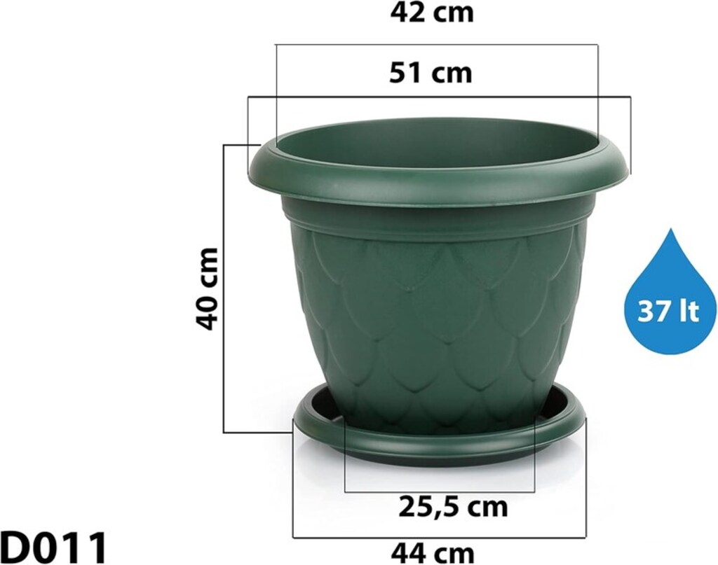 21 adet büyük+küçük saksı+3 adet saksı altlığı-bahçe-balkon-TÜMÜ - 2