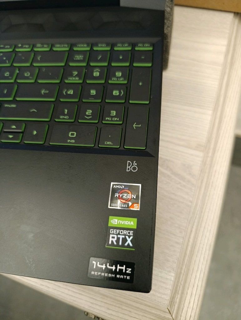 Temiz HP Pavilion Gaming | Ryzen 5 5600H - RTX 3050 - 16GB RAM - 144Hz - 4