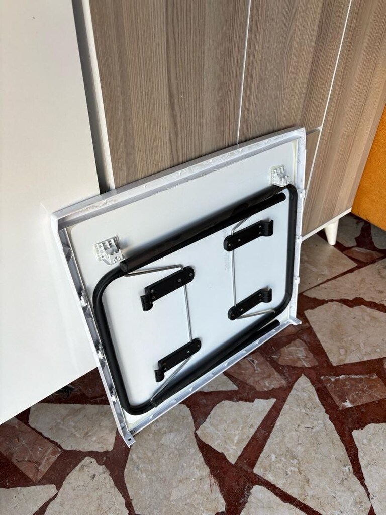 sıfır ürün 60x60 katlanır portatif piknik masası - 2