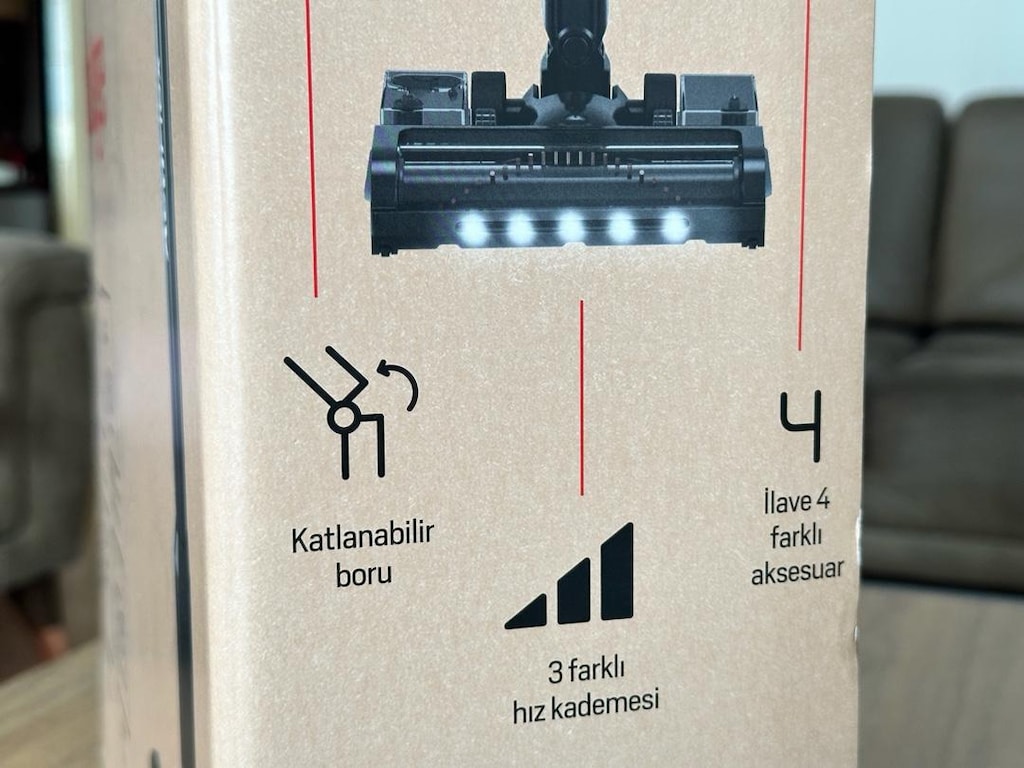 Arçelik Şarjlı Dikey Süpürge Sıfır Kapalı Kutu - 10