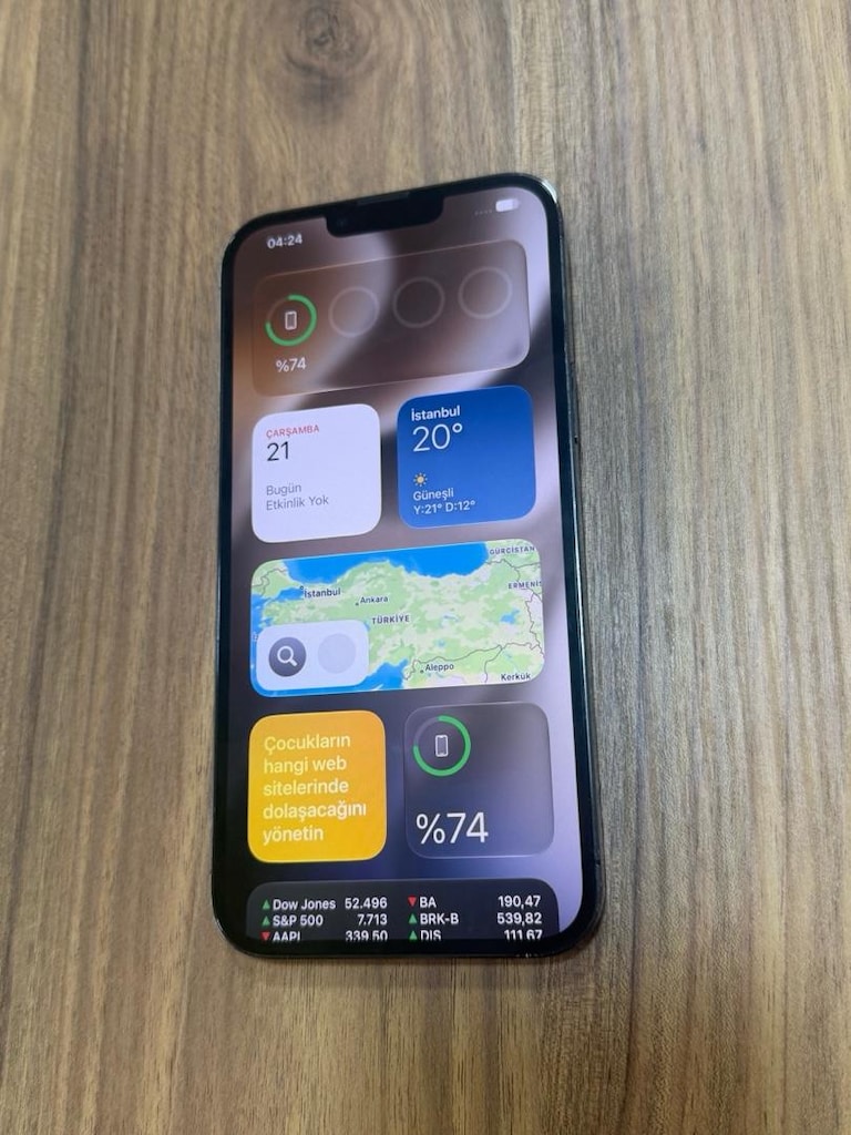 İHONE 13 PRO MAX 128 GB YURTİÇİ PİL 90 FATURALI DEĞİŞENSİZ - 7