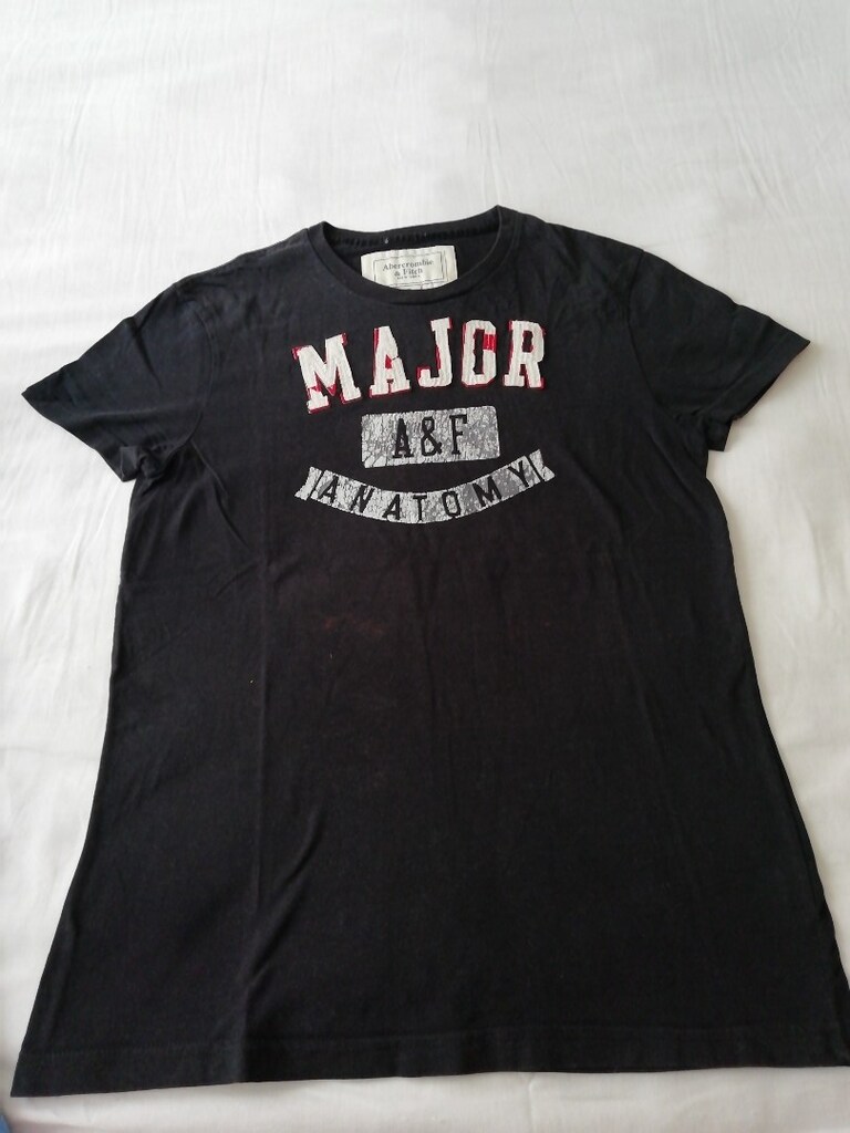 Abercrombie&Fitch Siyah Erkek Tshirt Tişört - Abercrombie&Fitch Tişört