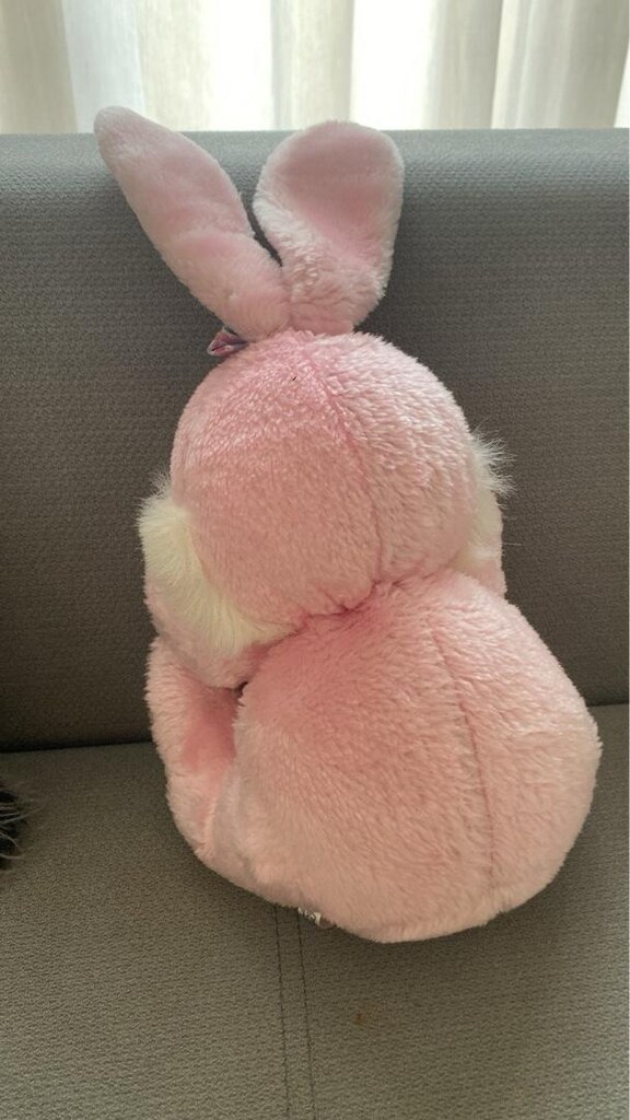 Pembe Peluş Tavşan Oyuncak - 3
