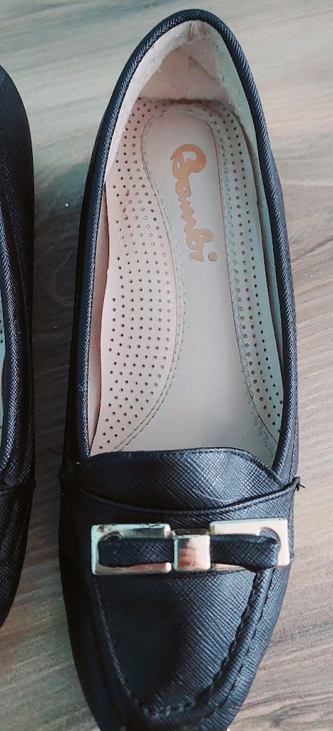 Bambi, Siyah Gold Tokalı Rahat Babet / Loafer - 4