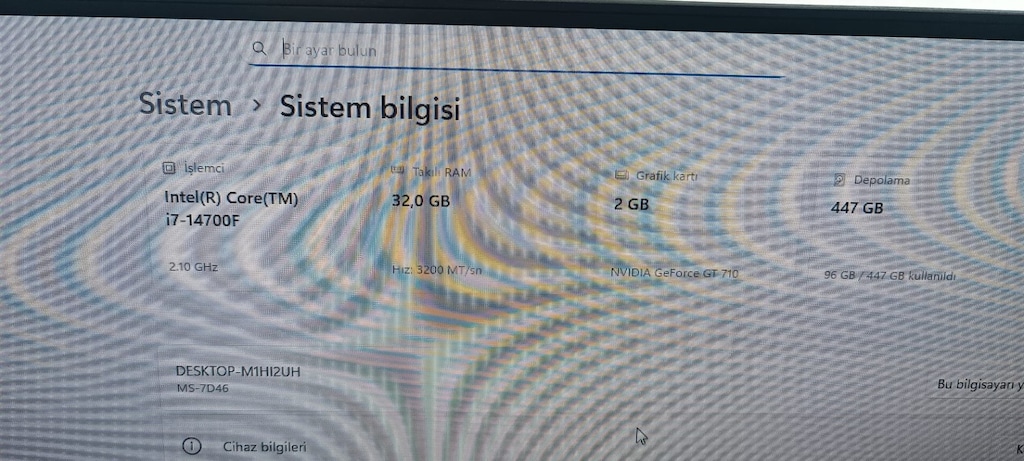 SIFIR Bilgisayar İ7 14700 F işlemcili - 17
