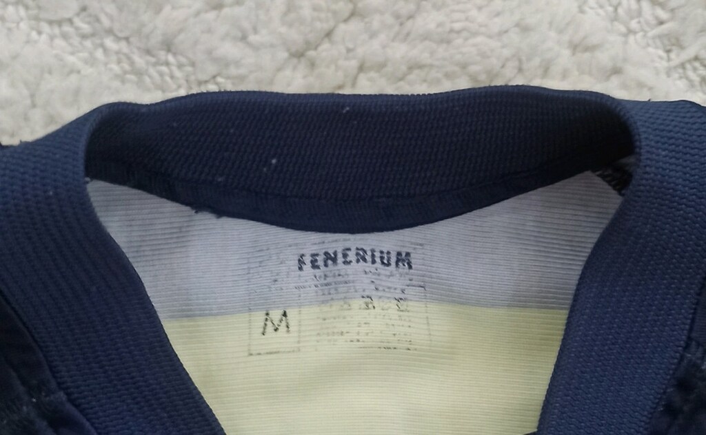2003-2004 Marcio Nobre Orijinal Fenerbahçe Çubuklu Forma Fenerium Aria - 4