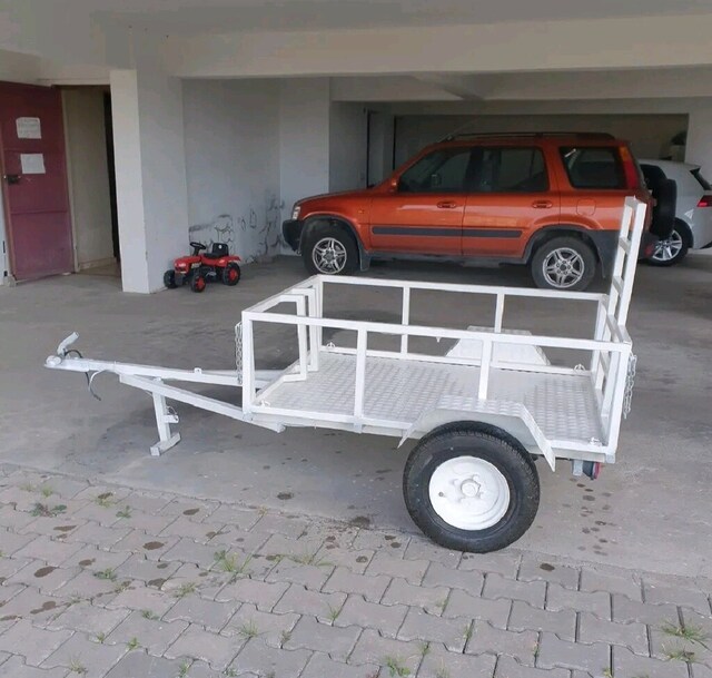 O1 Belgeli Motosiklet Taşıma Römorku
