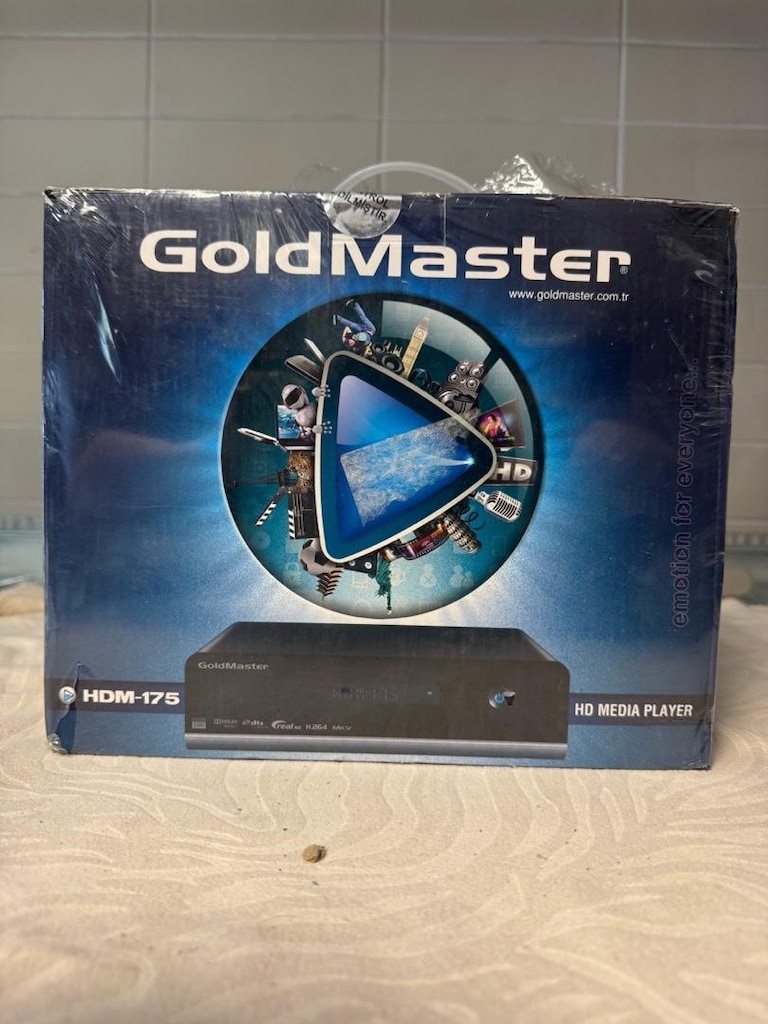 GoldMaster HDM-175 Full HD Media Player & Kayıt Cihazı (Kutulu / Temiz - 3