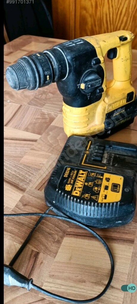 ŞARJLI 24 VOLT ORJİNAL ALMAN DEWALT BİJON KIRICI DELİCİ DARBELİ MATKAP - 6