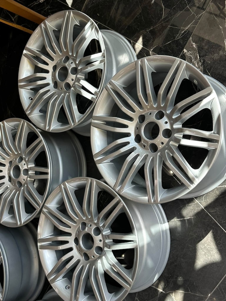 18 JANT 5X120 FRANKFURT BMW E60 E90 F30 F10 SIFIR GİBİ HATASIZ - 4