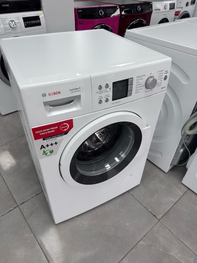 Bosch 8 Kg A+++ Enerji Çamaşır makinesi ADRESE ÜCRETSİZ TESLİM - 8