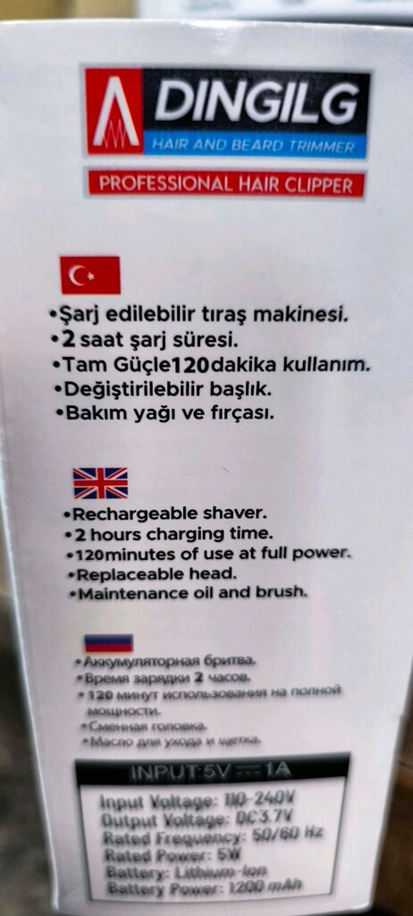 süper saç sakal tıraş Makinesi - 8