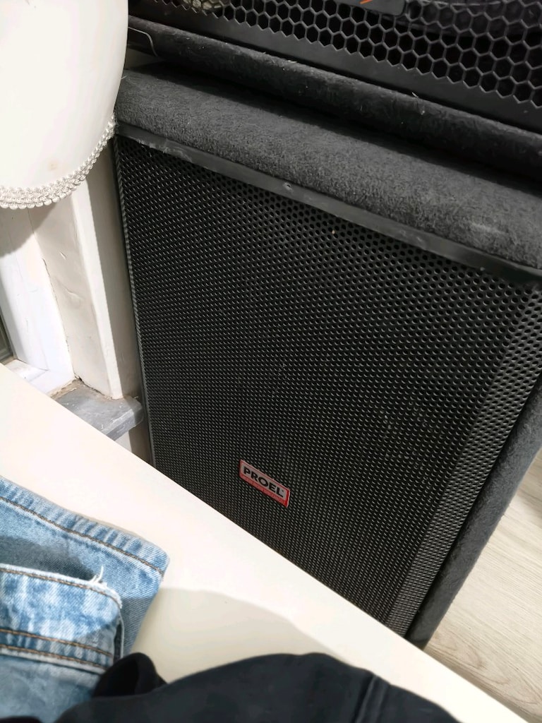 saund 2x250 çift ekolayzer çok güçlü amfi ve,iki adet hoparlör - 2