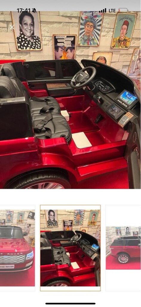 range rover 2 kişilik akülü araba - 2
