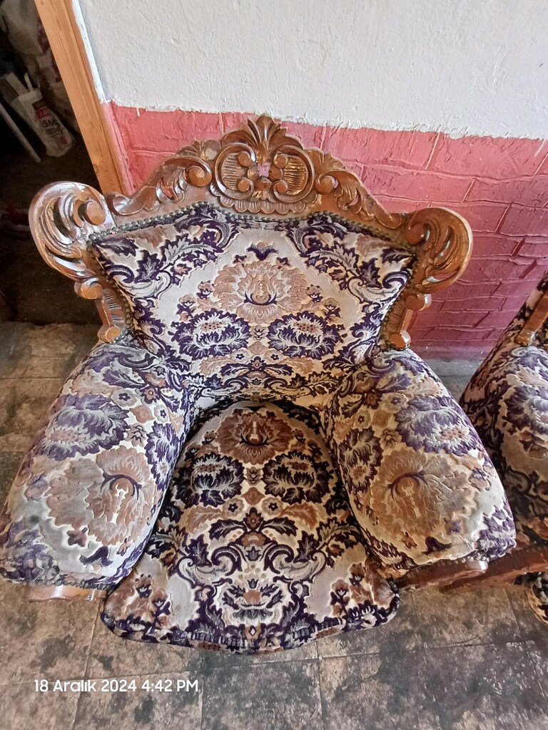 antika salon takımı oturma grubu - 4