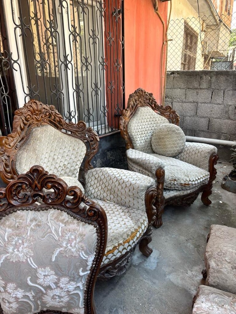 oymalık koltuk sandelte takımı - 3