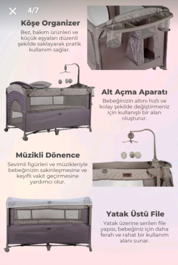 prego park beşik+yatak - 2