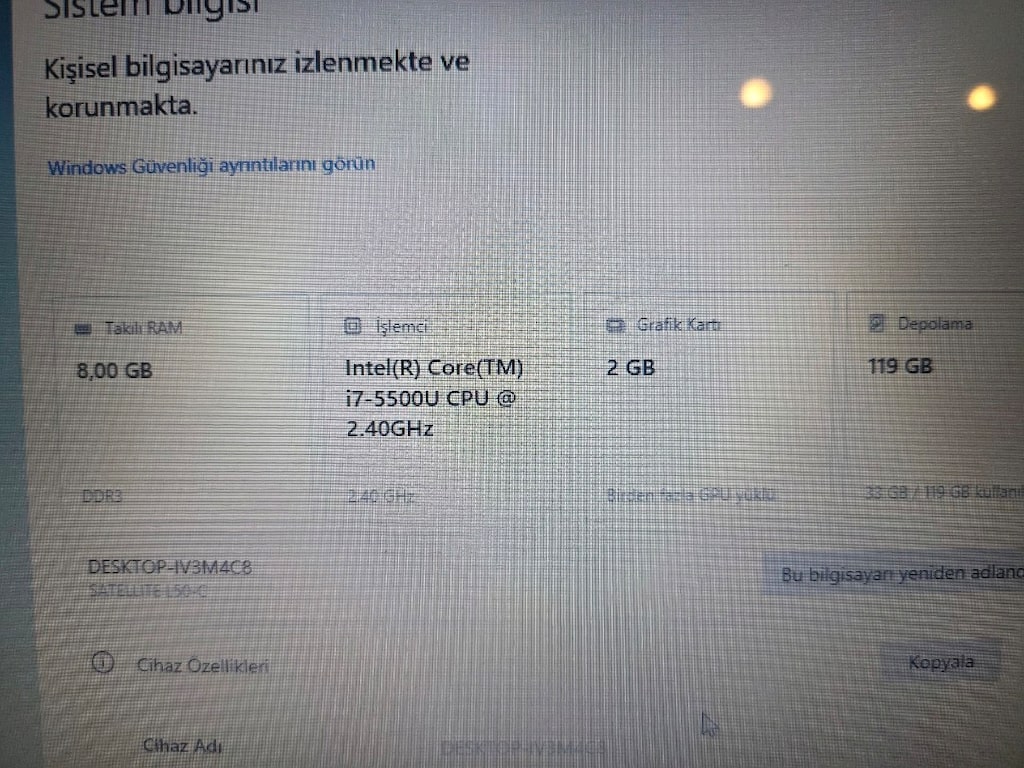 Toshiba i7 5gen 2gb Nvidia - 3