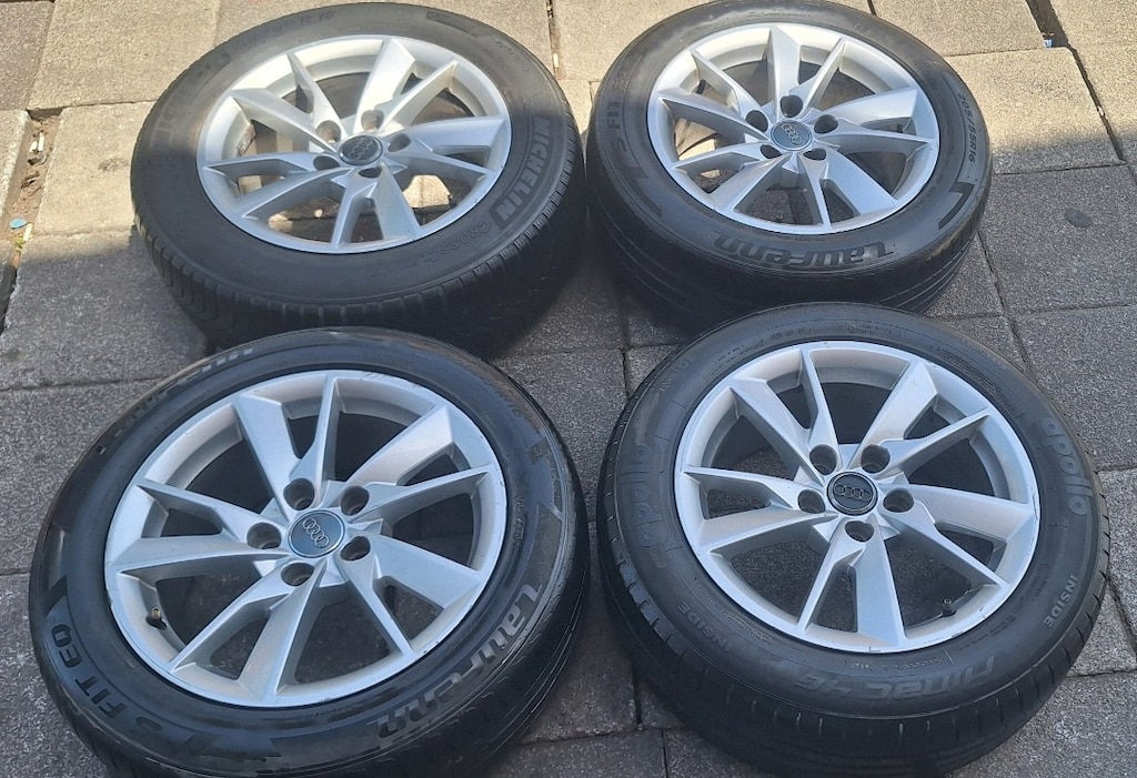205 55 16 ORJİNAL AUDİ JANT LASTİK TAKIMI AUDİ CADDY JETTA GOLF AUDİ - 6