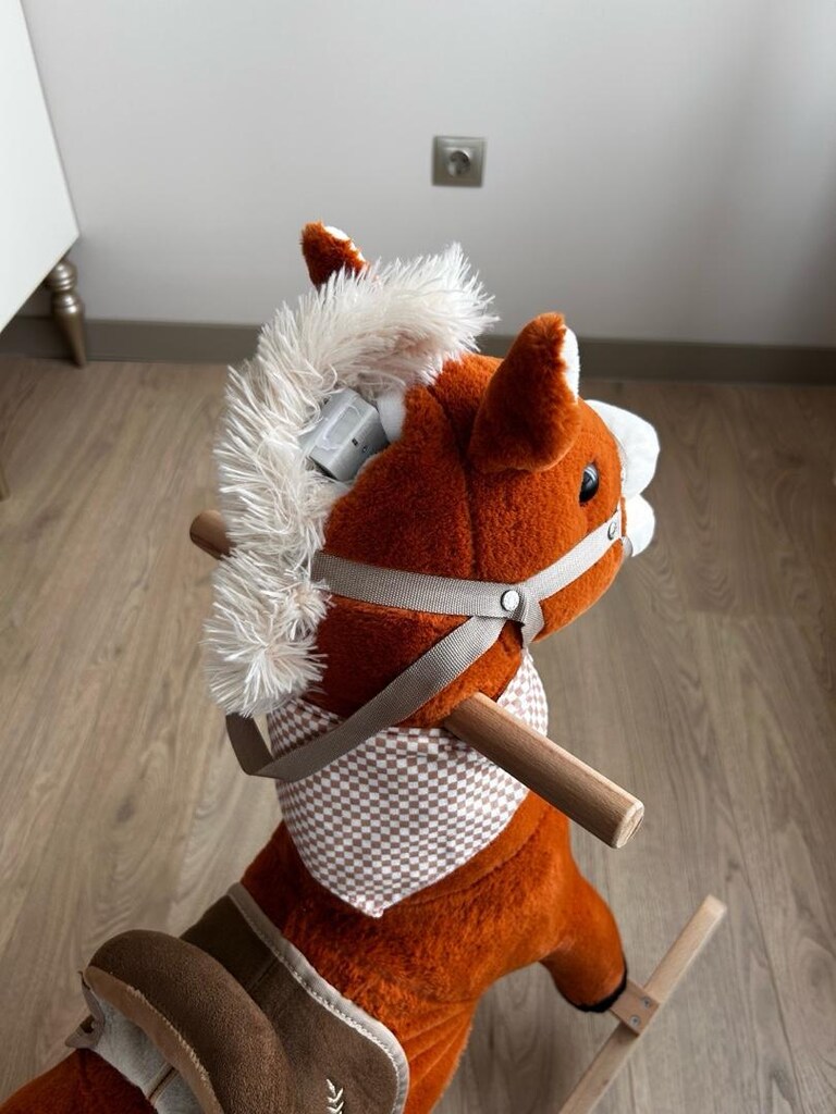 Selay Tobby Sallanan Sesli Peluş At - 65 cm - 5