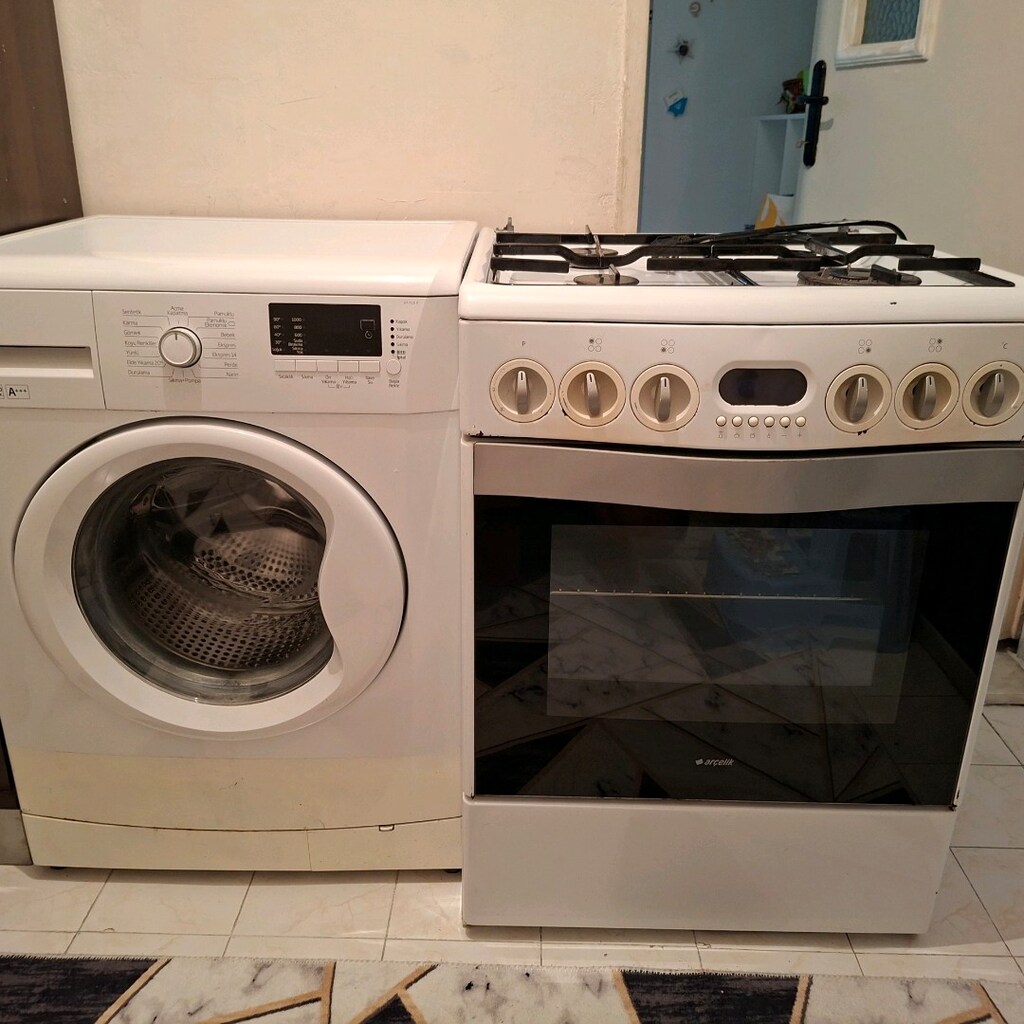 çamaşır makinesi ve doğalgazlı ocak fırın - 9