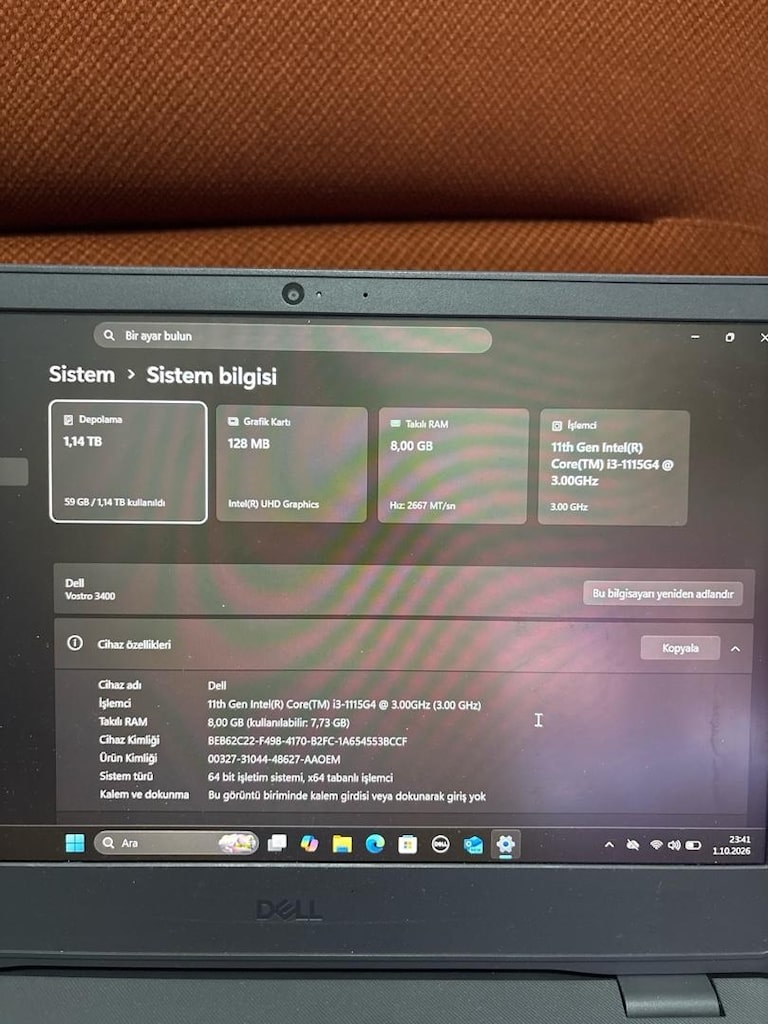 Sıfır Ayarında Dell Inspiron 14 3000 – i3 11. Nesil - 2