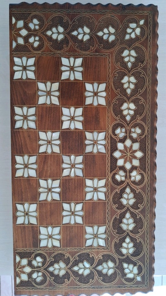 SEDEF AĞACI SATRANÇ VE TAVLA - 5