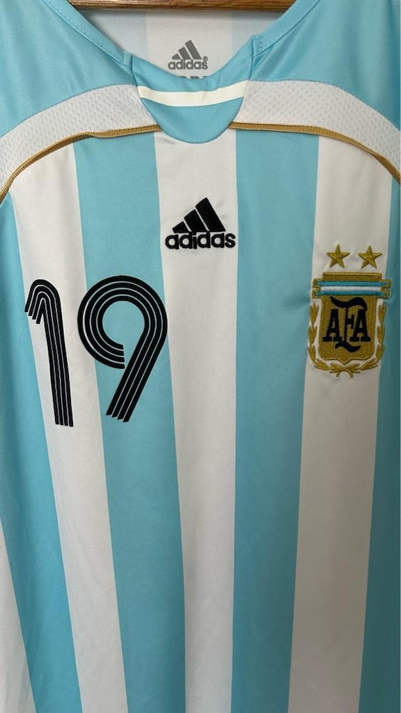 Messi Islak İmzalı 2006 Arjantin Forma Orjinal - 4
