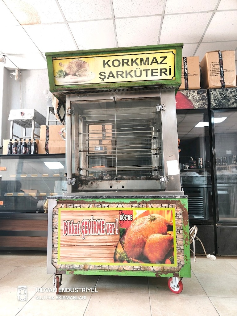 tavuk çevirme makinesi piliç kızartma makinesi grill makinası - 11
