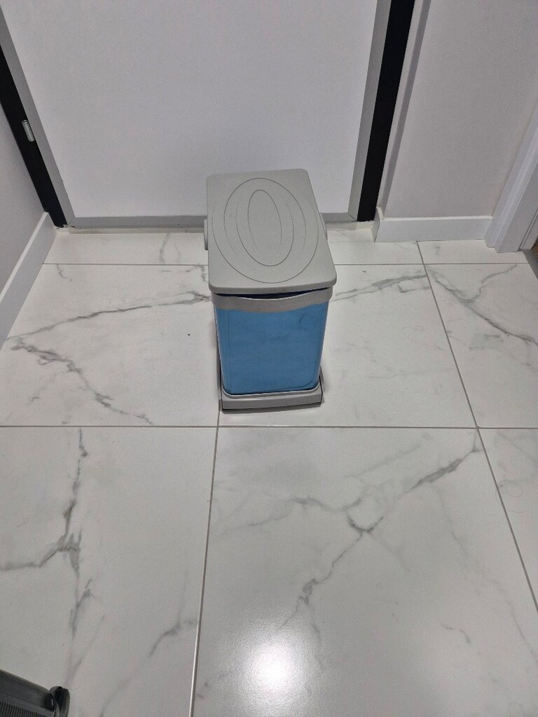 Pyramith Teleskopik Raylı Paslanmaz 24 L Çöp Kovası Gri (P-9453) - 8